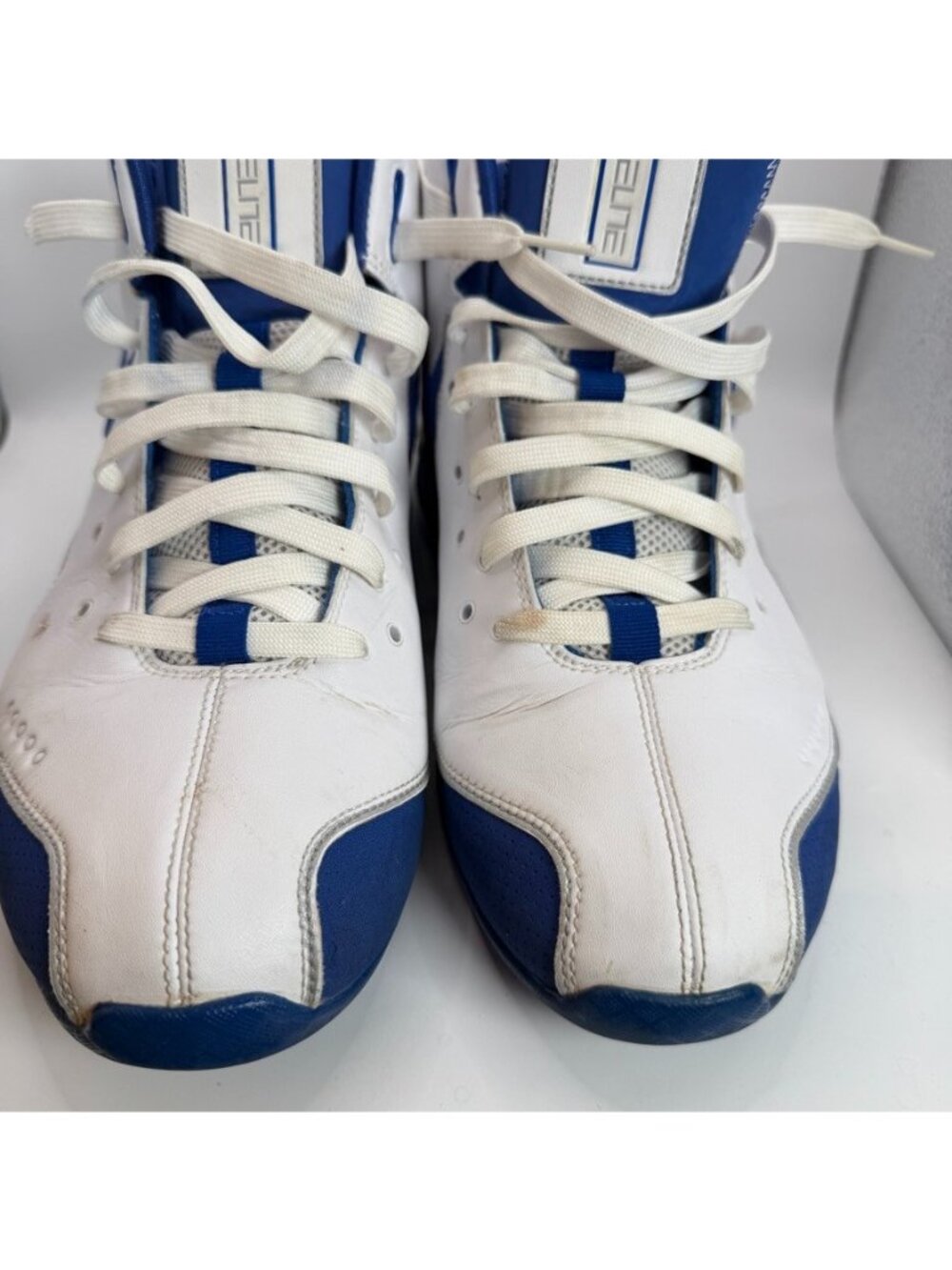 Nike Flight Shox Elite Slam Shoes Mens Size 11 Blue White Basketball 324826-141 - Picture 3 of 14